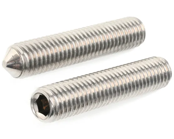 6-32 UNC X 5/8 SOCKET SET SCREW CONE POINT ASME B18.3 A2 STAINLESS STEEL