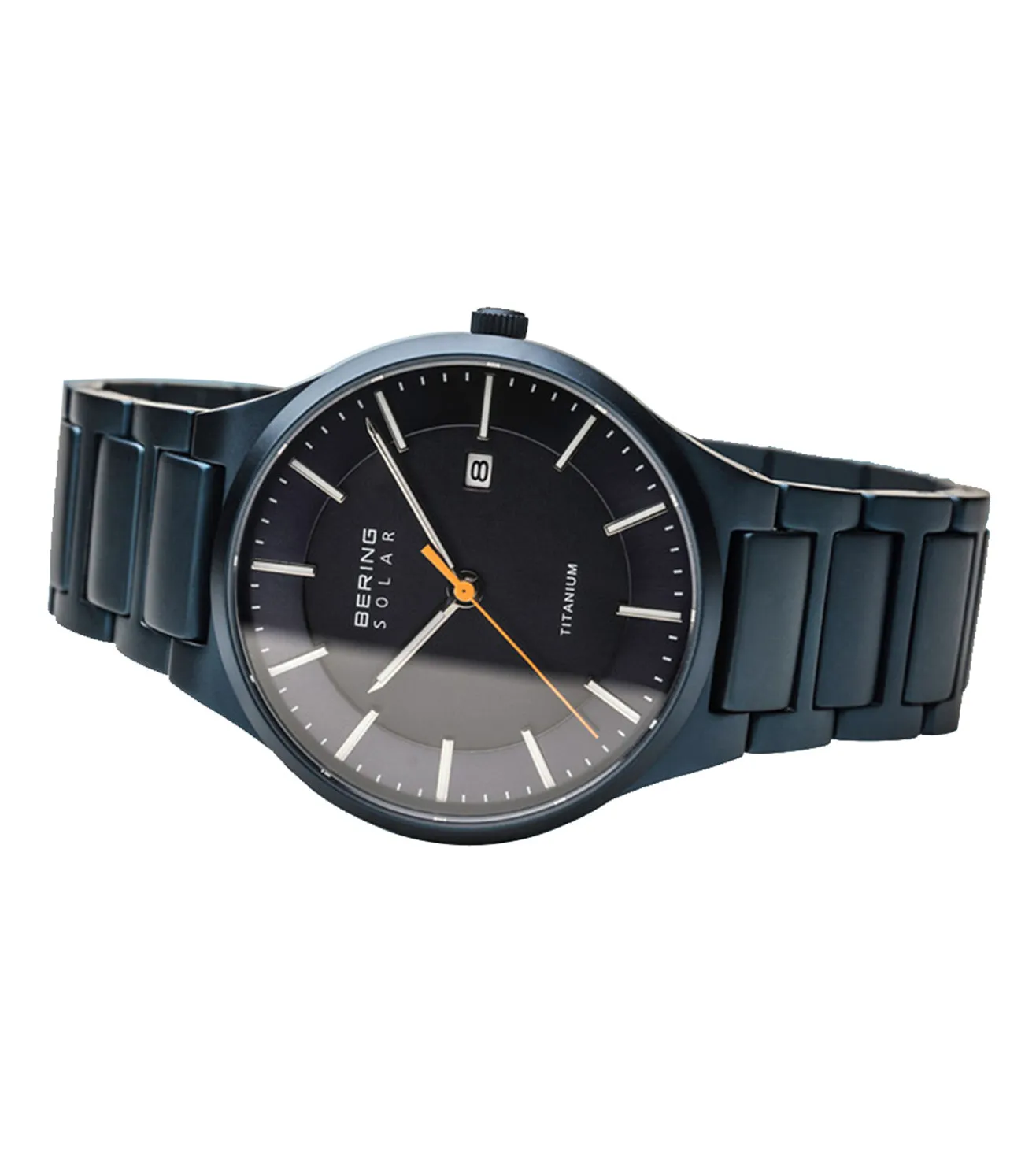 Bering Titanium Blue Dial Men 39mm