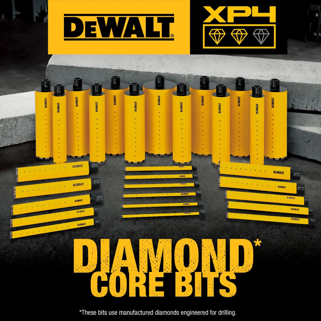 DEWALT DW55023 - 5-1/2" X 15" Cordless Diamond Core
