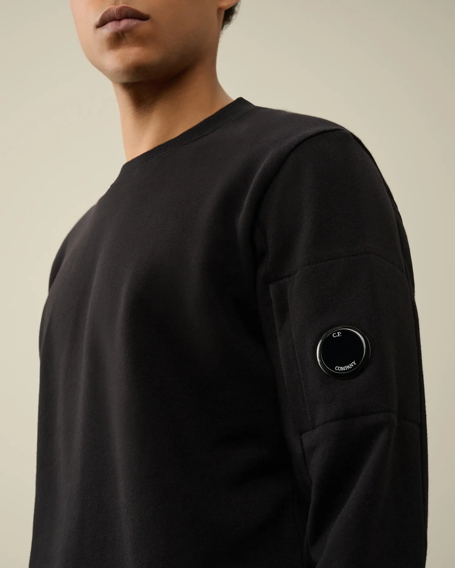 Diagonal Raised Fleece Sweatshirt