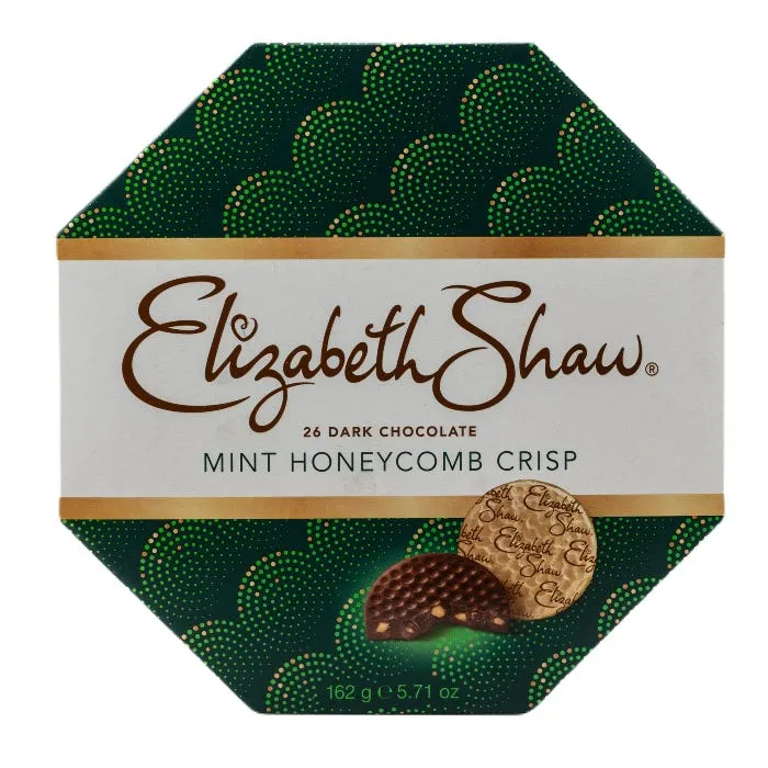 Elizabeth Shaw Christmas Dark Chocolate Mint Honeycomb Crisp,162g