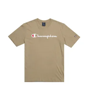 EU Line Crewneck T-Shirt Sand