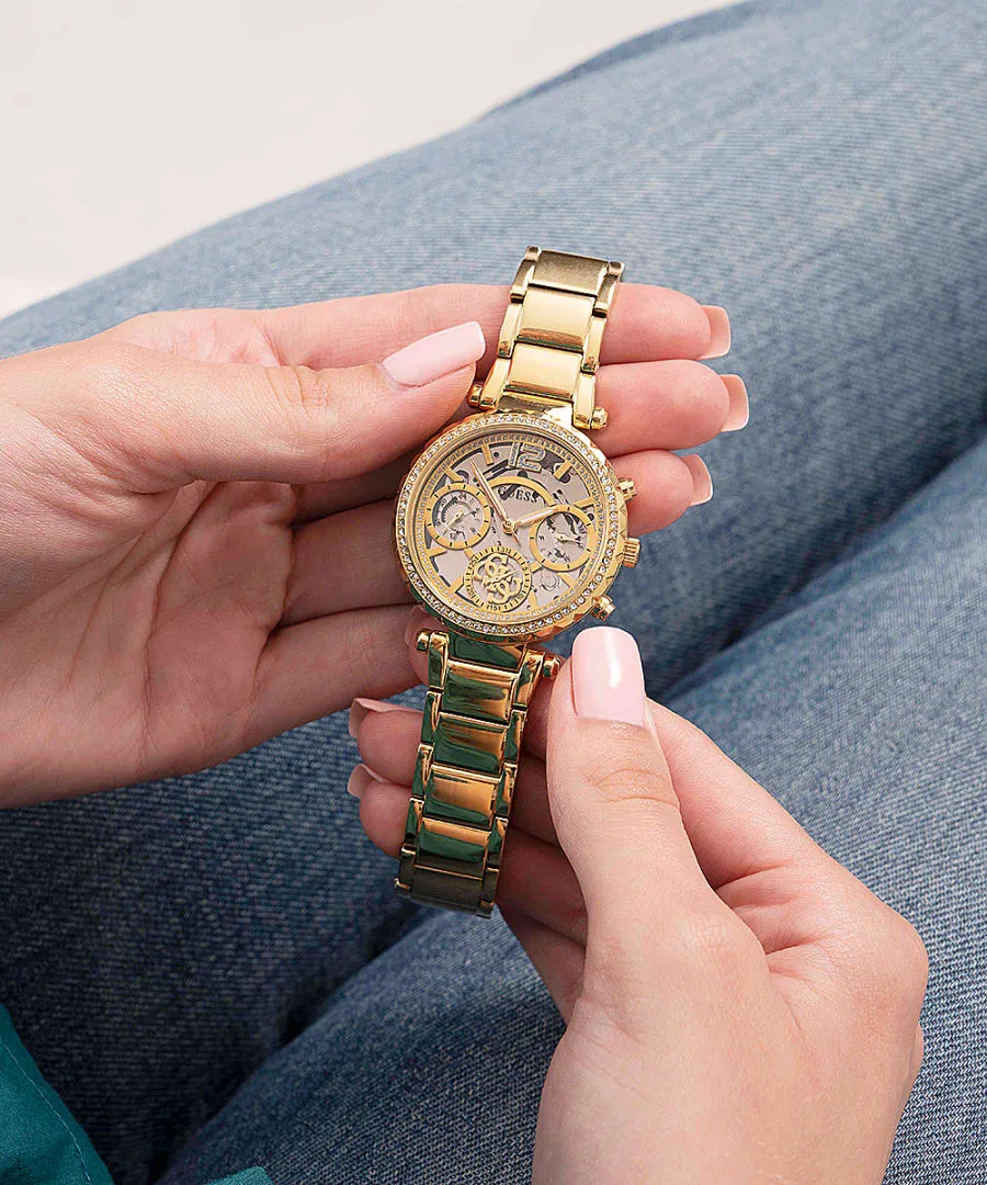 Guess Solstice Grey Dial Women 37mm