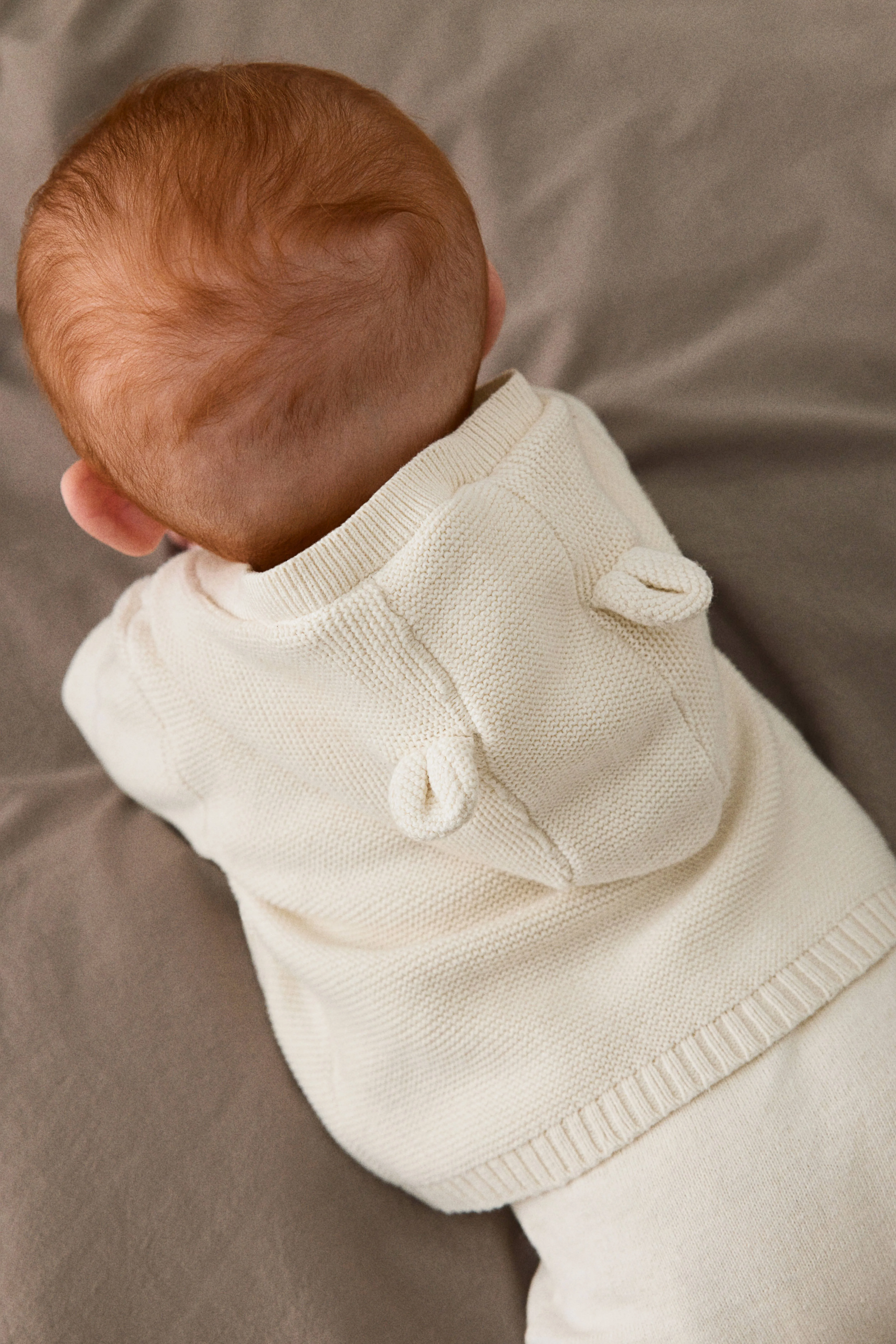 Hooded cardigan - Long sleeve - Regular length - White - Kids | H&M GB