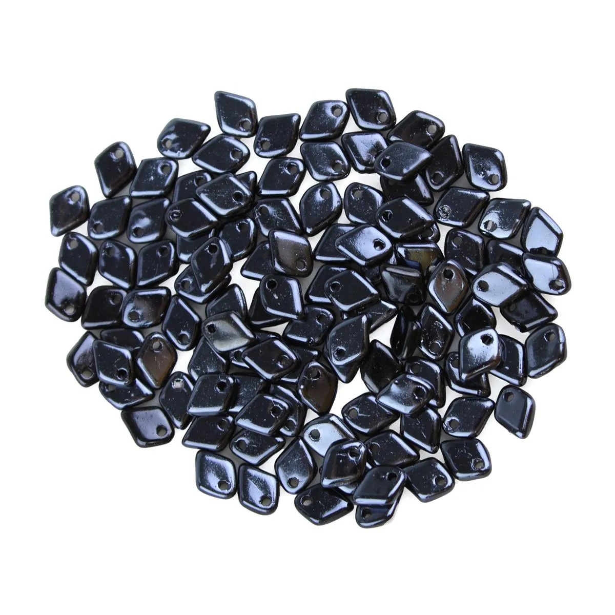 Jet Blue Hematite Colour Dragon Scale Beads Approx 5x1.5mm  (100pcs)