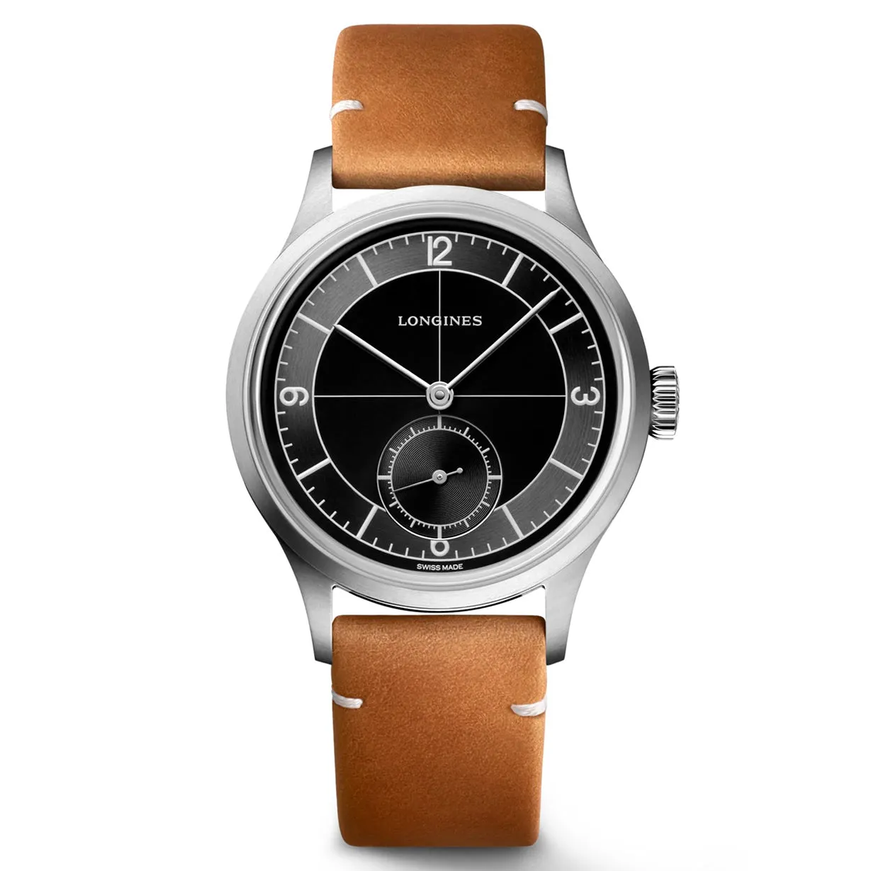 Longines Heritage Collection Black dial Men 38.5mm
