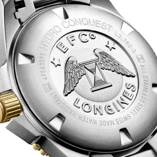 Longines Hydroconquest Sunray Black Dial Men 43mm
