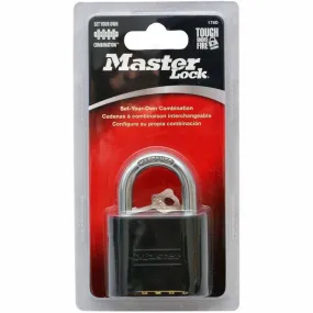 MASTER 51mm Black Zinc Hardened Combination Padlock 178DAU