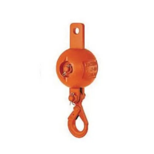 McKissick® 1036583 UB-500S Utility Top Swivel Overhaul Ball with Shur-Loc® Hook, 15 ton Load, Swivel Attachment, Steel Alloy