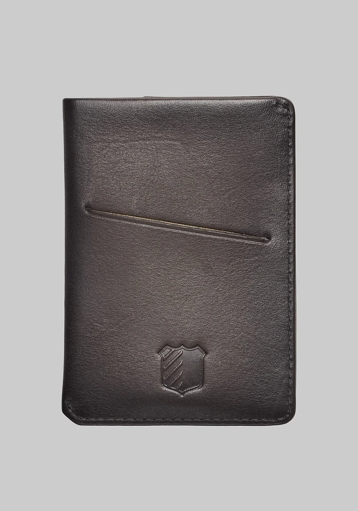 Men's Jos. A. Bank Bi-Fold Leather Card Case With Pull Tab at Bank, One