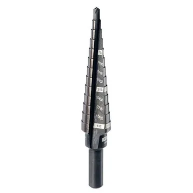 Milwaukee 48-89-9201 #1 Step Drill Bit, 1/8 in. - 1/2 in. by 1/32 in.