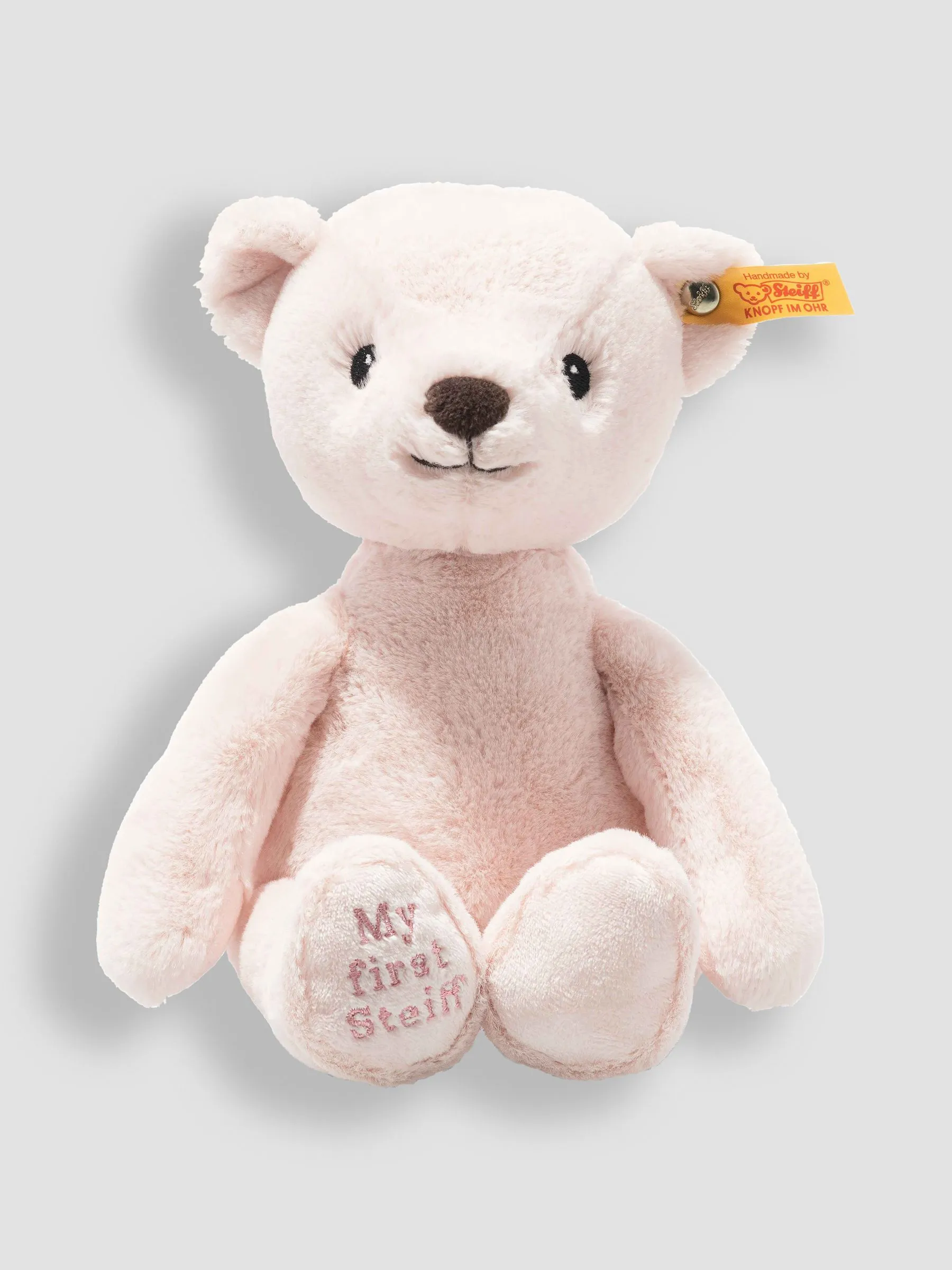 Pink Steiff Soft Cuddly Friends My First Bear