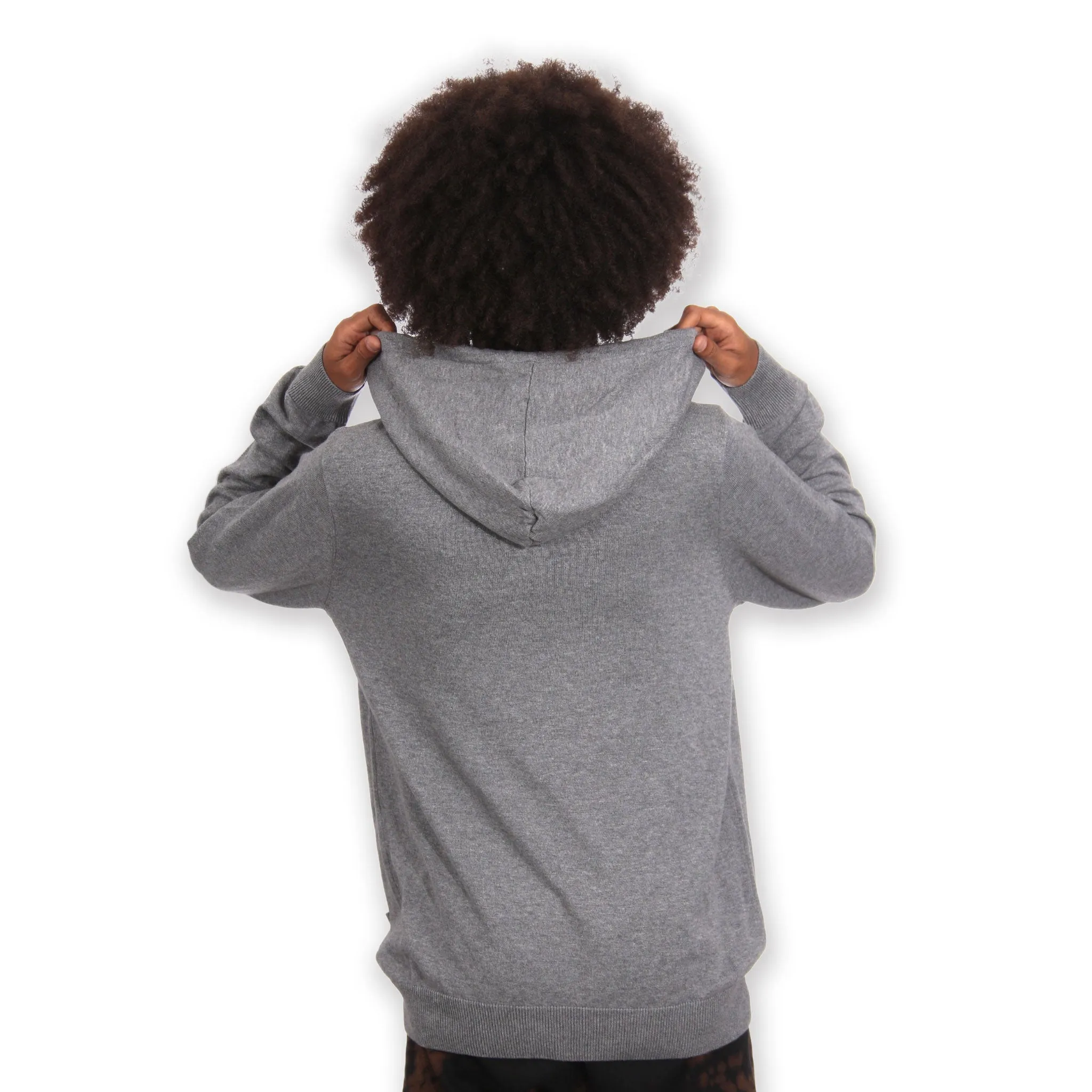 Portland Trail Blazers Carlton Gray Thermal Hoodie 
