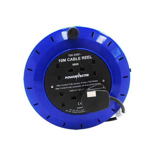 Powermaster Cable Reel 10m 10A