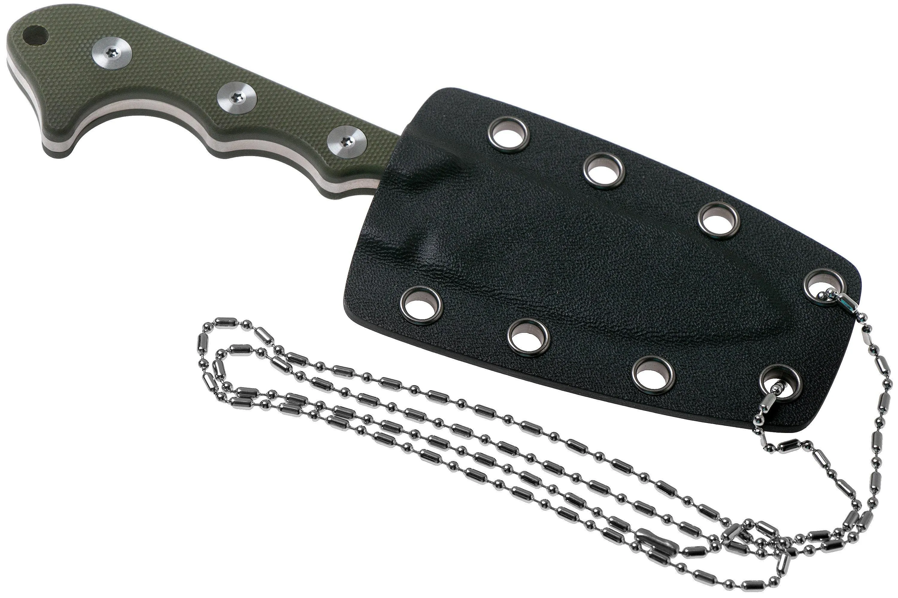 QSP Knife Neckmuk QS125-C OD Green G10 neck knife