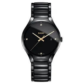 Rado True Black Dial Unisex 40mm