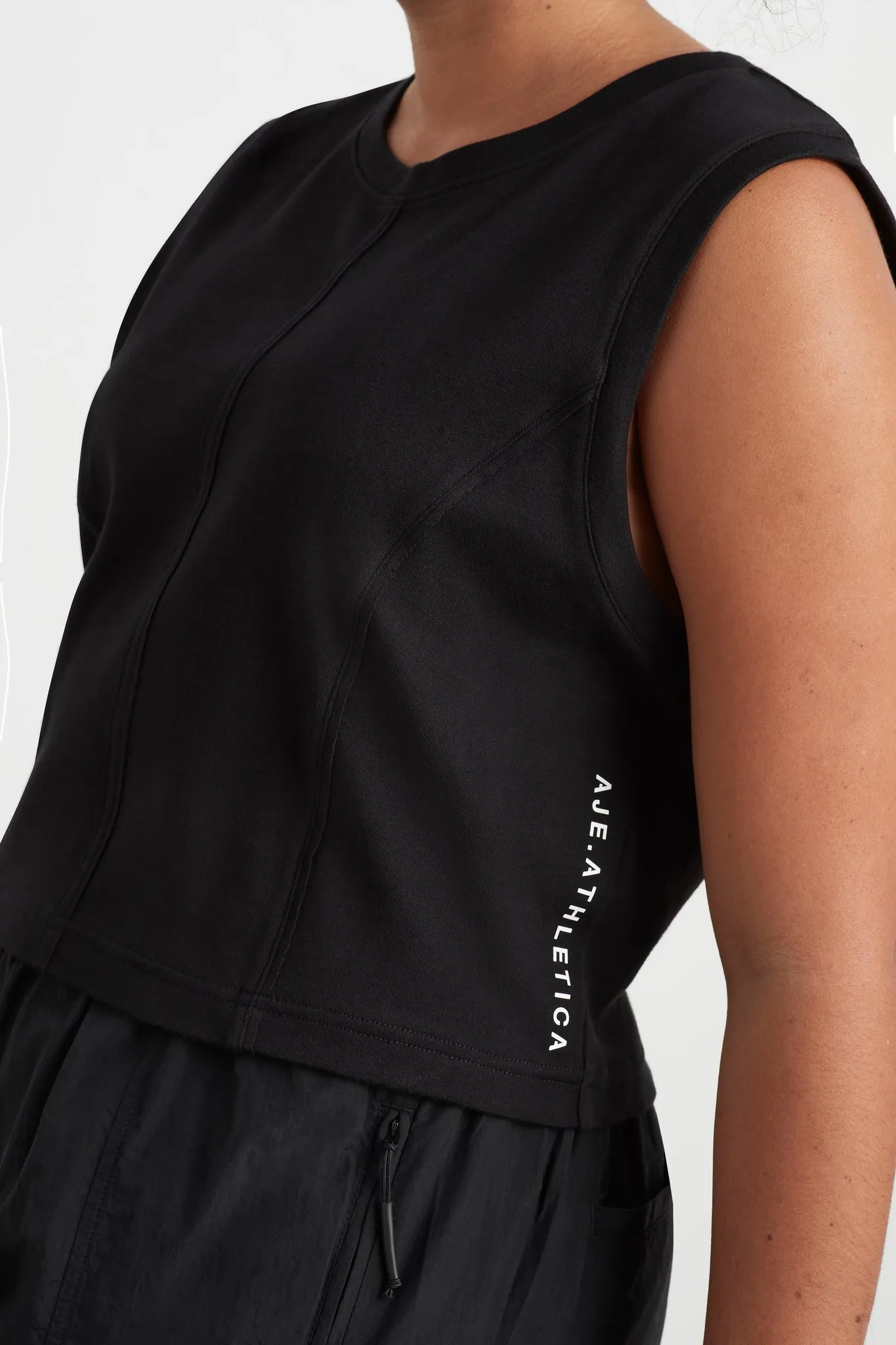 Raw Edge Seams Tank 138 -          