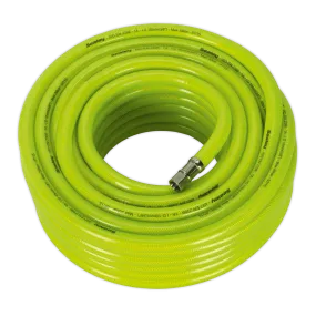 Sealey AHFC2038 Air Hose High Visibility 20m x Ø10mm with 1/4"BSP Unions