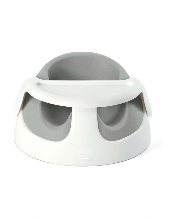 Snug Floor Seat with Activity Tray in Pebble Grey