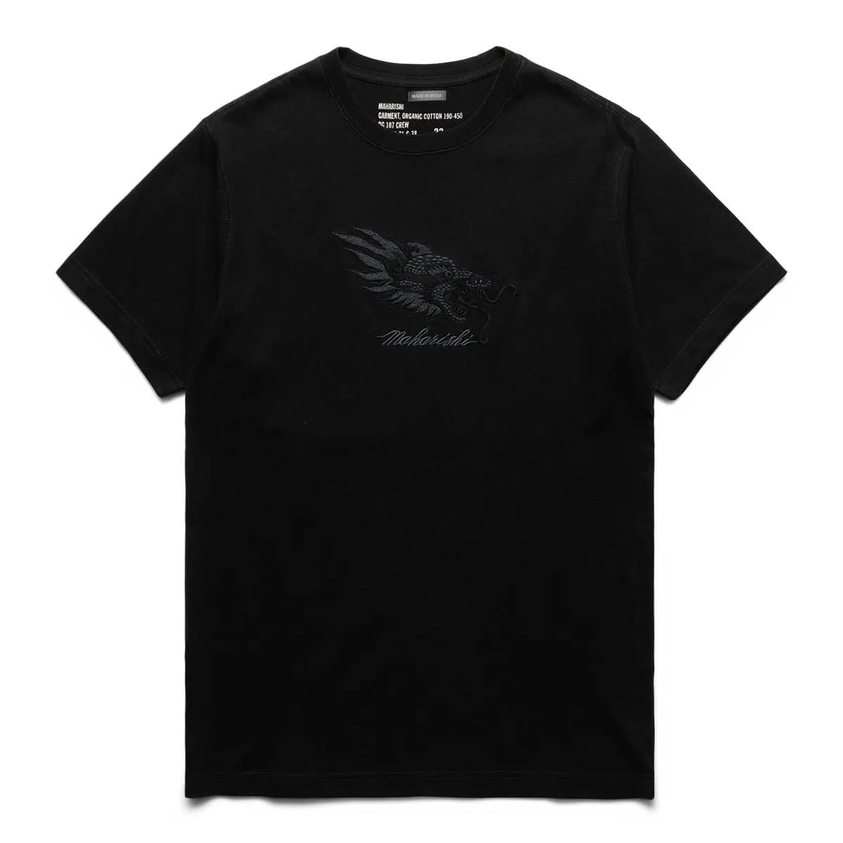 TIBETAN DRAGON T-SHIRT BLACK | Bodega
