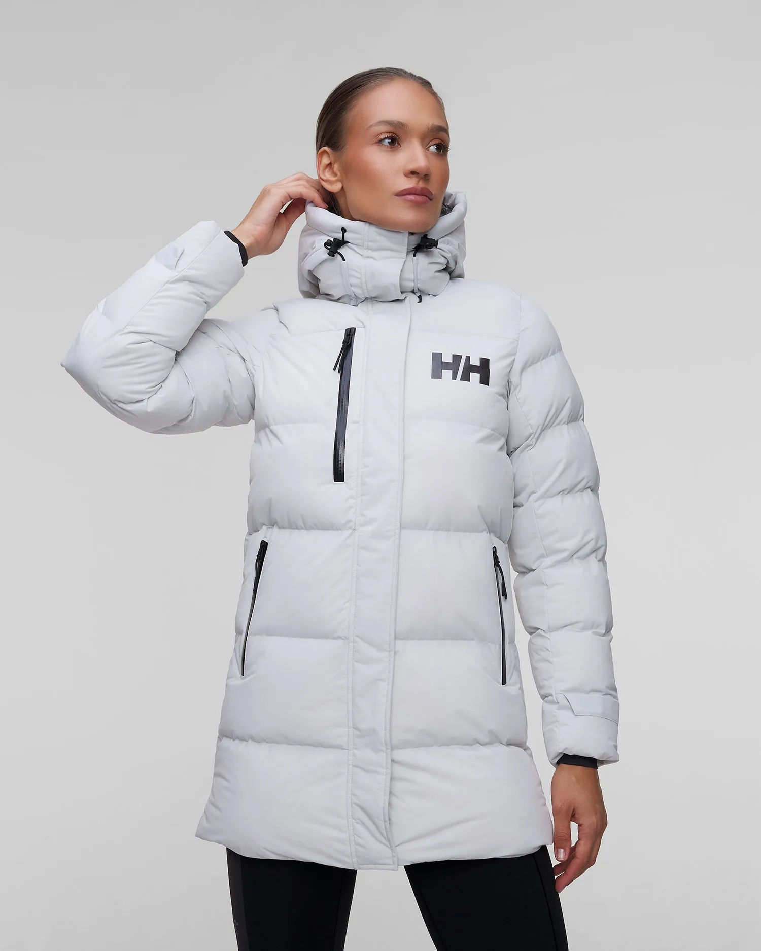 Women's white Helly Hansen W Adore Puffy Parka  53205-824